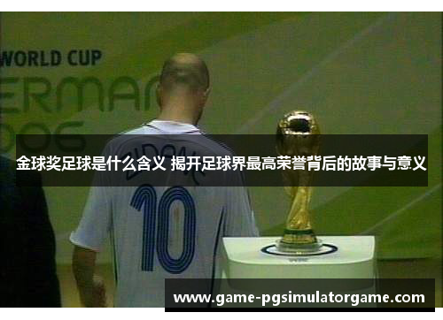金球奖足球是什么含义 揭开足球界最高荣誉背后的故事与意义