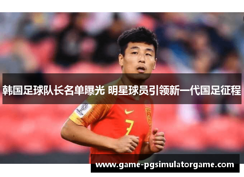 韩国足球队长名单曝光 明星球员引领新一代国足征程